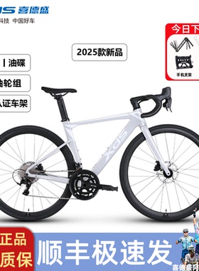 喜德盛25款AD300/350破风公路车油压碟刹铝合金运动竞技公路车