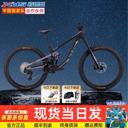 喜德盛悍马软尾山地车气压前叉