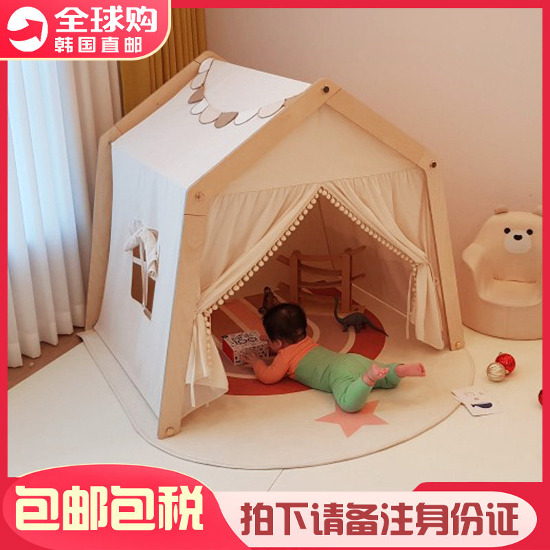 游戏屋原木帐篷睡觉小房屋