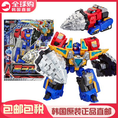 韩国Metal Cardbot S 金属卡炫卡斗士爆炫洛克儿童变形机器人玩具