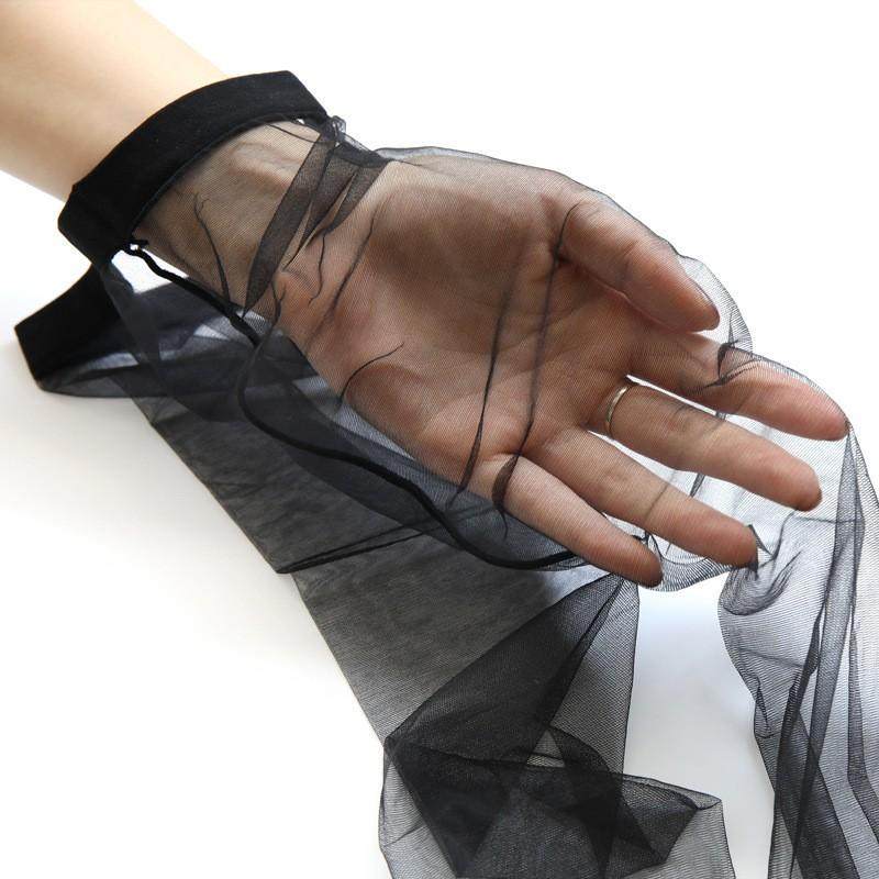 薄款网红一线无痕隐形全透明黑丝