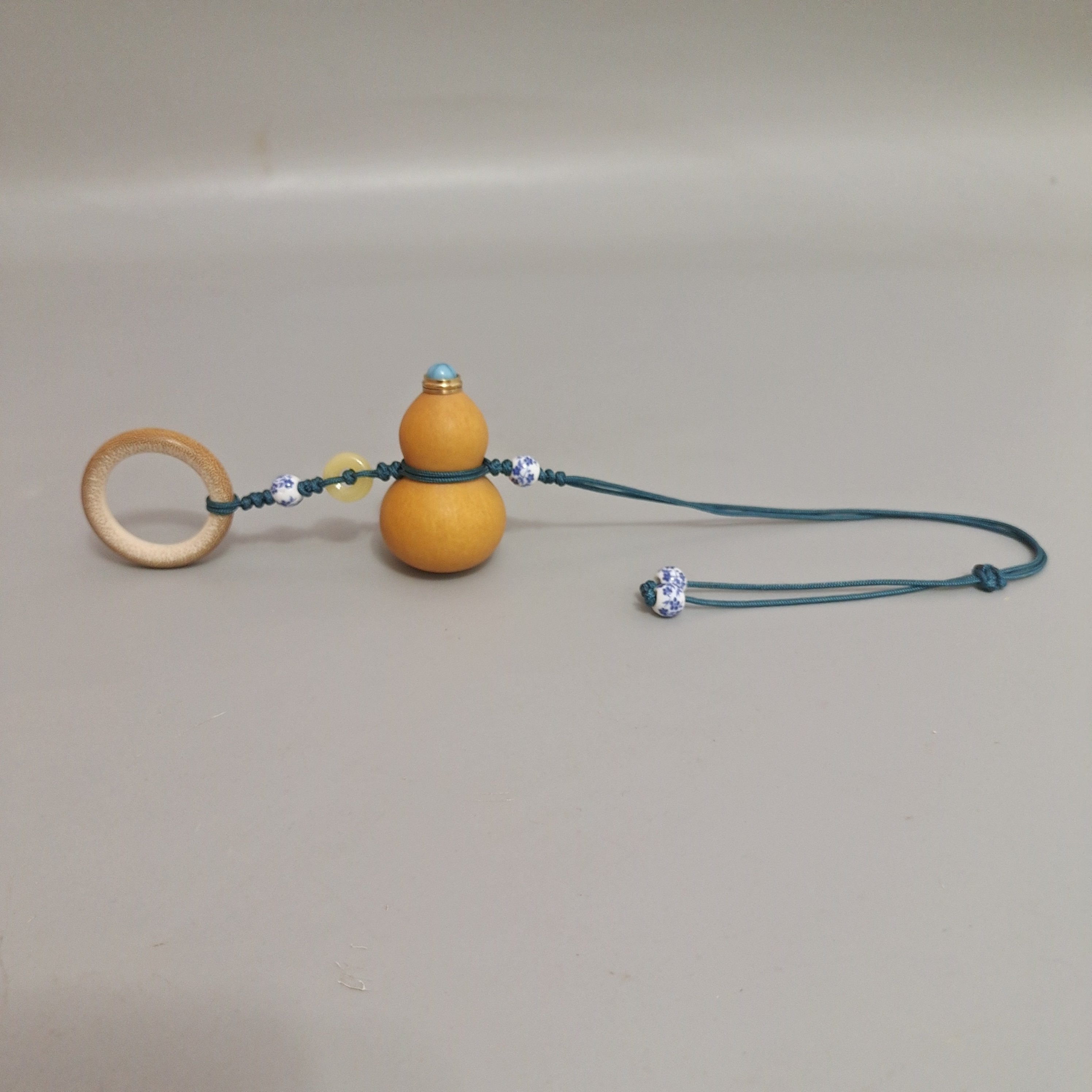 鸟笼手扣文玩葫芦鸟笼配件挂绳南笼苏笼绣眼笼扣环真葫芦挂绳跑环