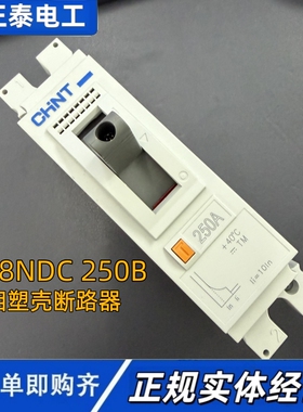 正泰房车直流空气开关NM8NDC刀闸1P125A160A200A直流塑壳断路器