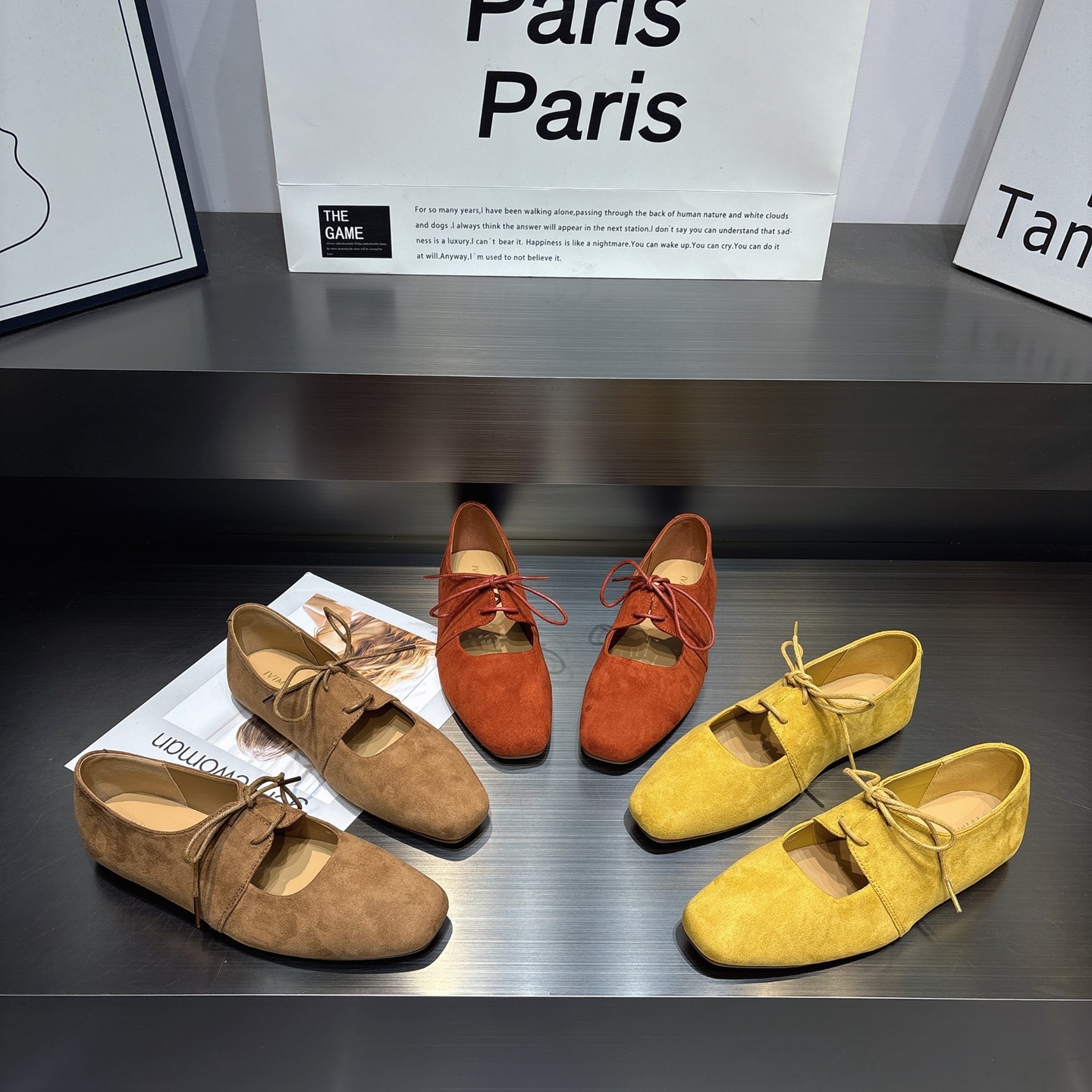 法式方头浅口玛丽珍鞋单鞋女2026春季新款百搭显瘦中空软底芭蕾鞋,女鞋,时尚芭蕾鞋,淘宝优惠券,粉丝福利购,淘宝优惠卷