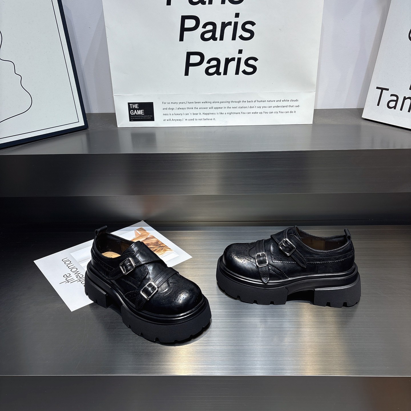 魔术贴真皮复古小皮鞋女2026春季新款皮带扣百搭增高软底乐福鞋女,女鞋,牛津鞋/布洛克鞋/德比鞋,淘宝优惠券,粉丝福利购,淘宝优惠卷