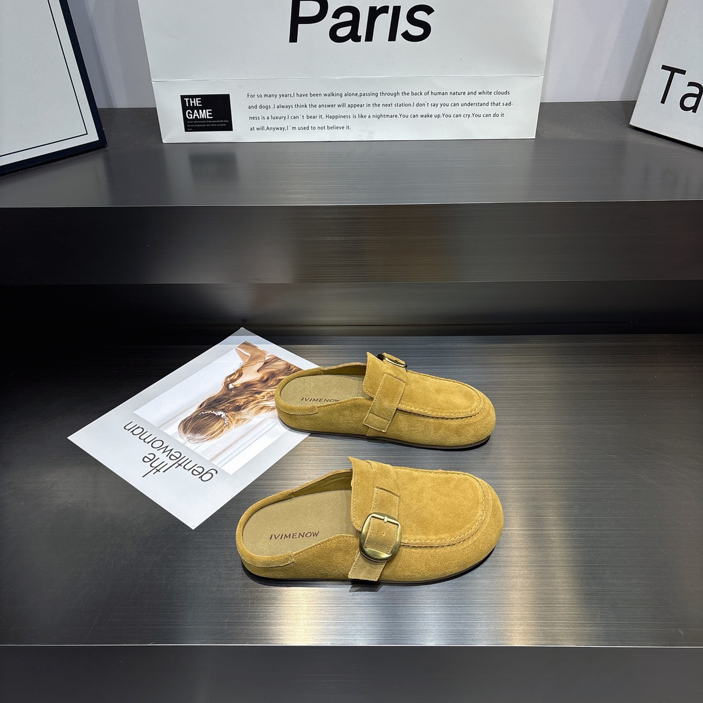 真皮包头平底勃肯鞋女2026春季新款百搭防滑舒适软底外穿半拖鞋女,女鞋,勃肯鞋/软木鞋,淘宝优惠券,粉丝福利购,淘宝优惠卷