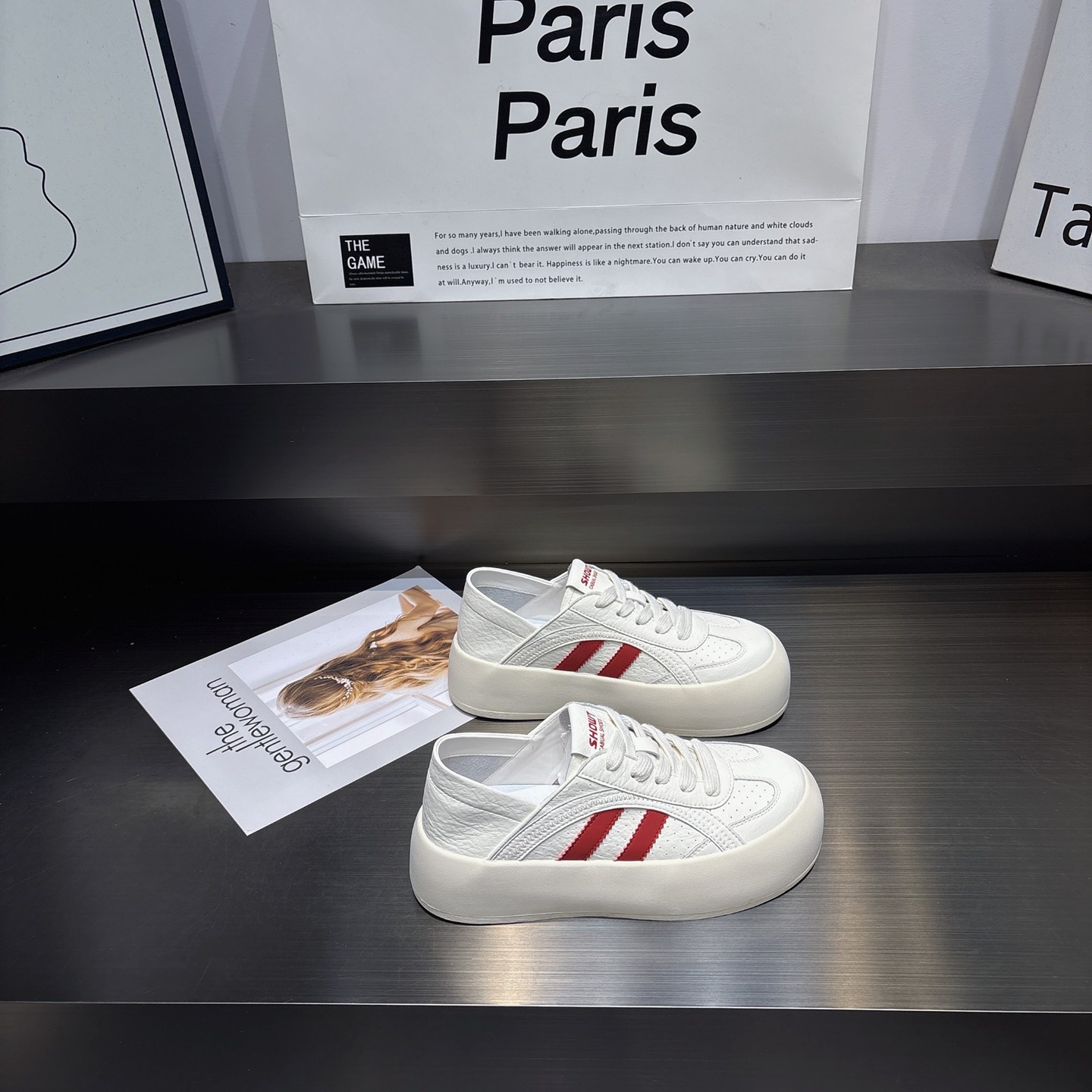 真皮两穿厚底小白鞋女2026春季新款百搭透气舒适软底增高休闲板鞋,女鞋,休闲板鞋,淘宝优惠券,粉丝福利购,淘宝优惠卷