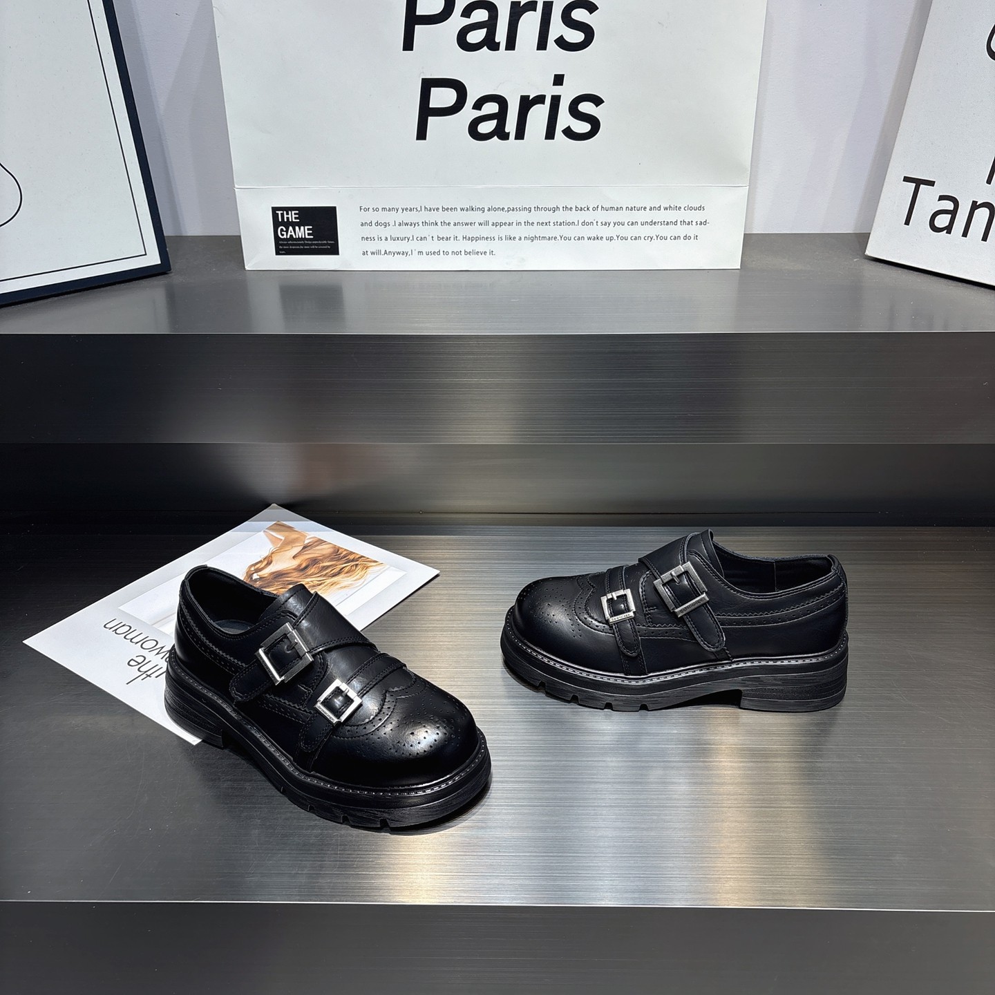 英伦风真皮复古小皮鞋单鞋女2026春季新款皮带扣增高软底乐福鞋女,女鞋,牛津鞋/布洛克鞋/德比鞋,淘宝优惠券,粉丝福利购,淘宝优惠卷