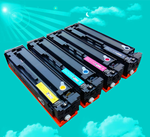 适用惠普CF540A硒鼓 HP203A海外版 HPM280nw M281FDN打印机英文版