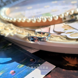 恋与深空游戏周边黎深evol冰雪衍生戒指同人雪花戒指配饰品