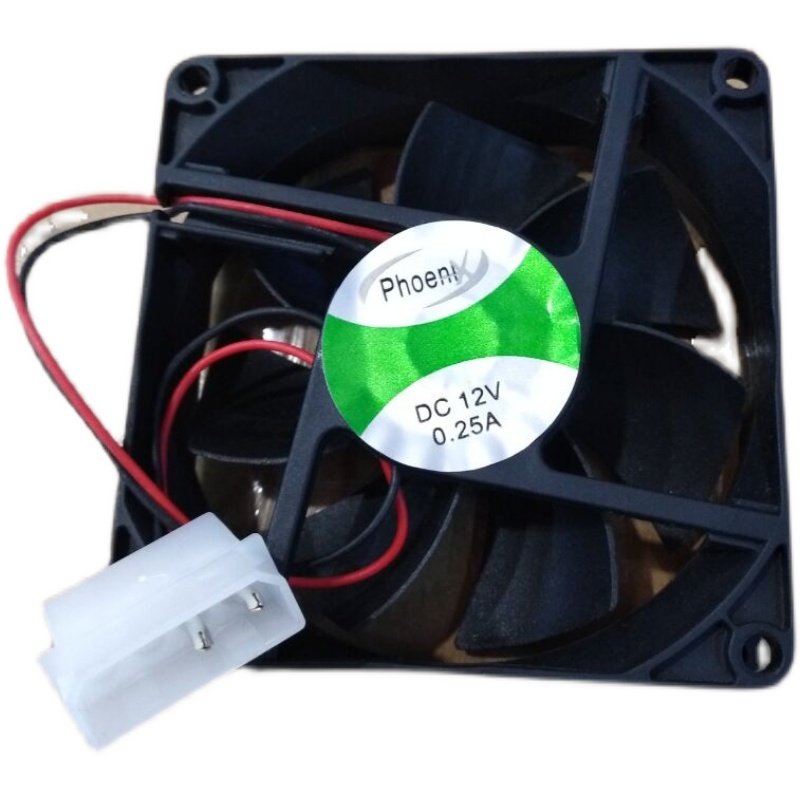 8CM散热风扇电脑主机电源机箱风扇8025电源大4P-12V-0.25A