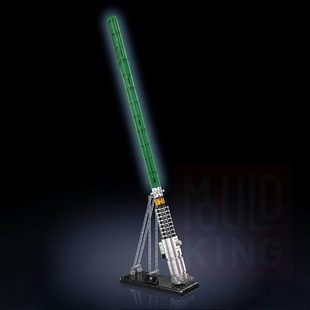 宇星模王星球大战暗剑卢克光剑灯光拼装积木玩具MOULD KING 10140