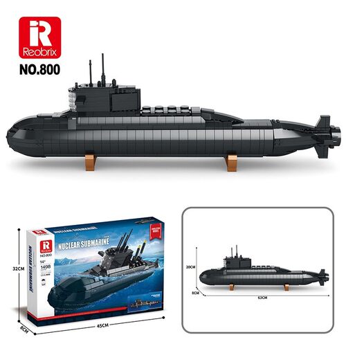臻砖Reobrix800战略核潜艇积木
