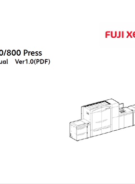 施乐 Color C1000 C800 1000 800 Press 彩色复印机英文维修手册