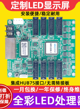 诺瓦MRV208-N接收卡室内全彩电子屏led显示屏广告屏视频控制卡