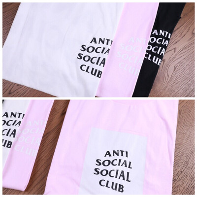 ASSC断码福利 男女情侣款 街头基础前后字母印花 短袖T恤