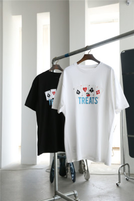 KITH扑克牌印花夏季情侣短袖T恤