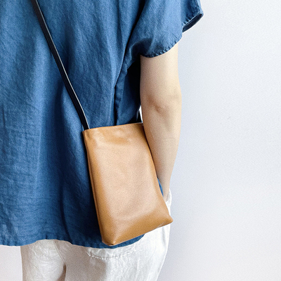 xianchu随身斜挎百搭手机包软糯