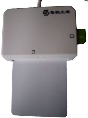 USB移动读写卡器 开卡 Win7免驱 双卡槽读卡器  握奇W5182替代款