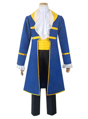 迪士尼 美女与野兽 舞台剧王子服装 cosplay  costume万圣节服装