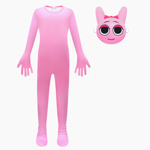 万圣节派对哈衣cosplay节奏盒子Sprunki Plush连体衣角色扮演服