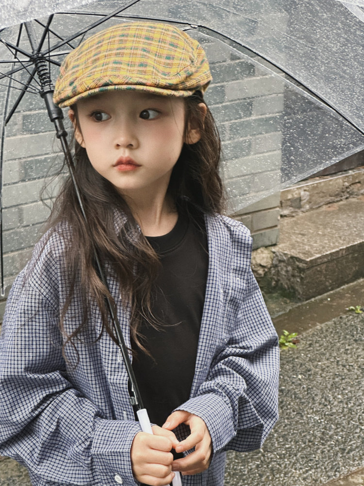 韩国东大门ins风时尚儿童前进帽 日常百搭经典格子鸭舌棒球帽子潮,服饰配件/皮带/帽子/围巾,帽子,淘宝优惠券,粉丝福利购,淘宝优惠卷