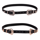 包邮 简易革带狻猊带蹀躞带汉服圆领袍男女可穿 现货 墨绯汉服