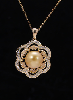 s925纯银精工典雅内敛气质吊坠