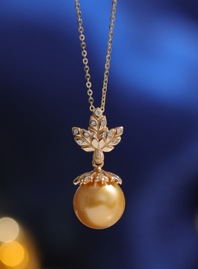 s925纯银精工灵动叶子吊坠项链坠