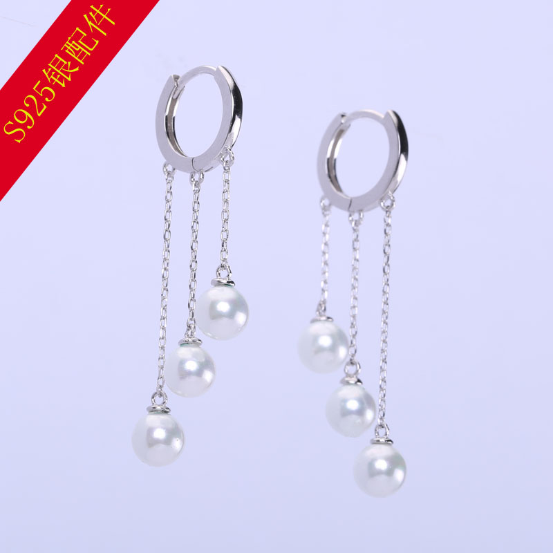 日韩版光版简约多珠耳扣配件