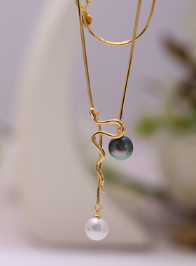 s925纯银简易式灵蛇套链一体链