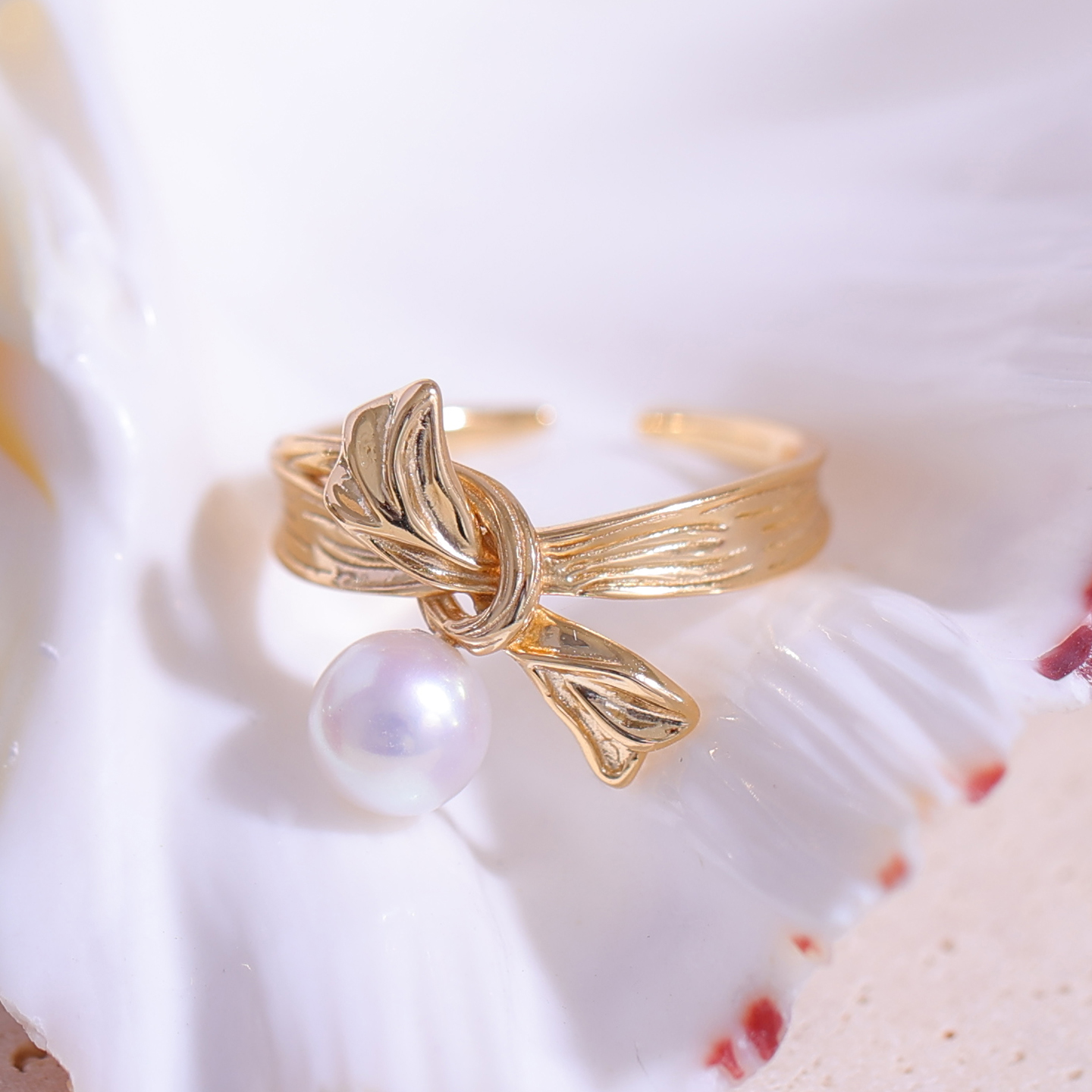 s925纯银精致气质拉丝戒指托