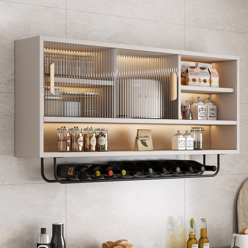 蜂窝铝合金厨房吊柜墙壁柜壁挂柜调料品收纳柜餐边柜挂墙式储物柜