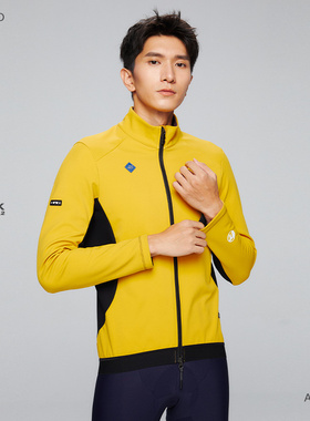 捷酷秋冬新款ELITE CORE男士防风保暖夹克加厚复合面料-5℃骑行服