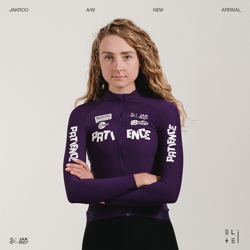 捷酷25秋冬PATIENCE女士抓绒长袖车队风日常通勤透气保暖骑行服