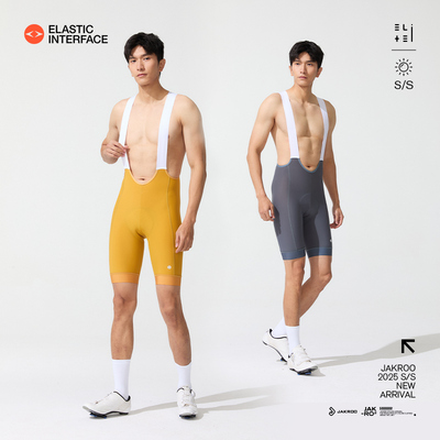 捷酷25年新款ELITE CORE男士背带短裤双箭头专业竞技公路骑行裤