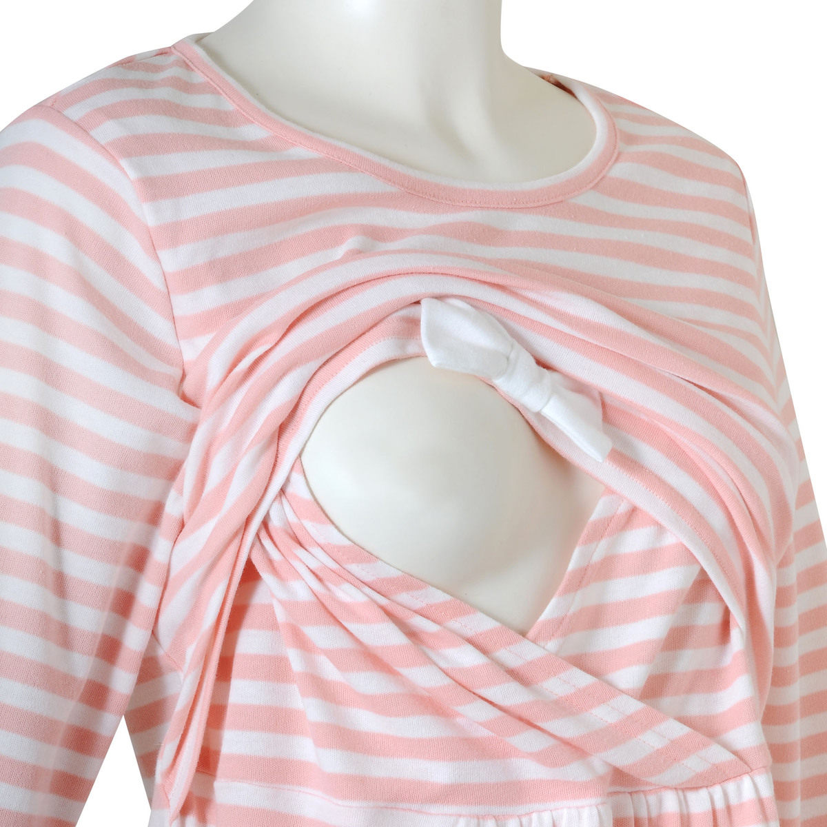 YS01 봄과 가을 줄무늬 출산 홈 긴 소매 정장 출산 홈 의류 탑 잠옷 간호 홈 스커트 W5