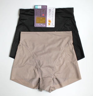 弹力凉感产后塑身裤 女士收腹提臀收骨盆平脚内裤 薄款 日式