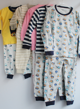 残次清仓特价只售老顾客  长袖男女童秋衣秋裤套装K2610