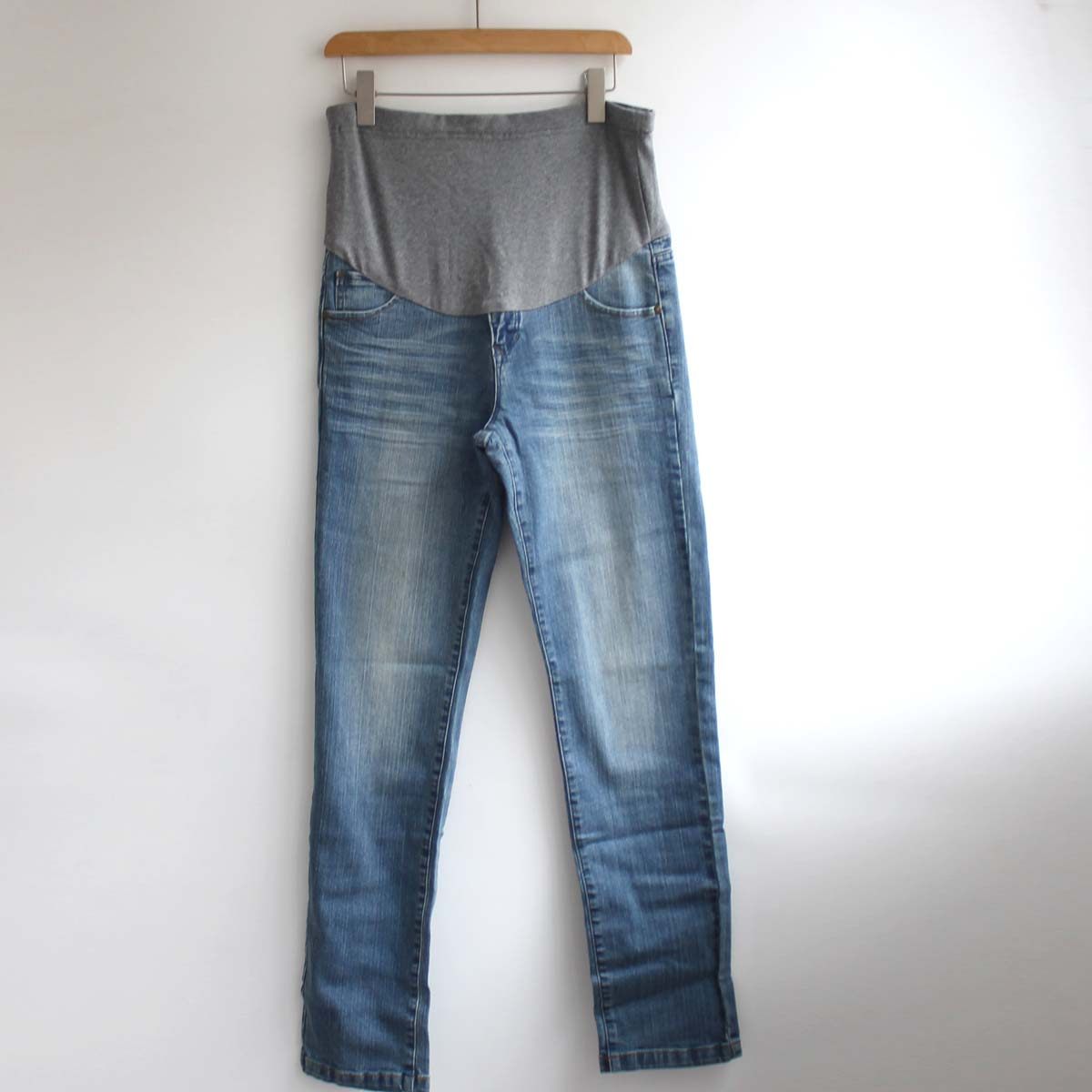 托腹可调节孕妇直筒牛仔裤春秋孕妇牛仔裤孕妇休闲裤D316,孕妇装/孕产妇用品/营养,孕妇休闲裤,淘宝优惠券,粉丝福利购,淘宝优惠卷