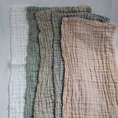 云朵纱布透气水洗纯棉6层纱布洗脸巾枕巾婴儿尿片吸水垫背巾