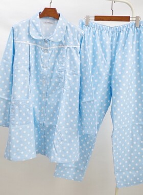 春秋长袖家居服套装月子服孕妇