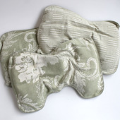 残次特价 3岁枕套可拆洗 婴幼儿亚麻婴儿枕U型枕宝宝护颈枕1