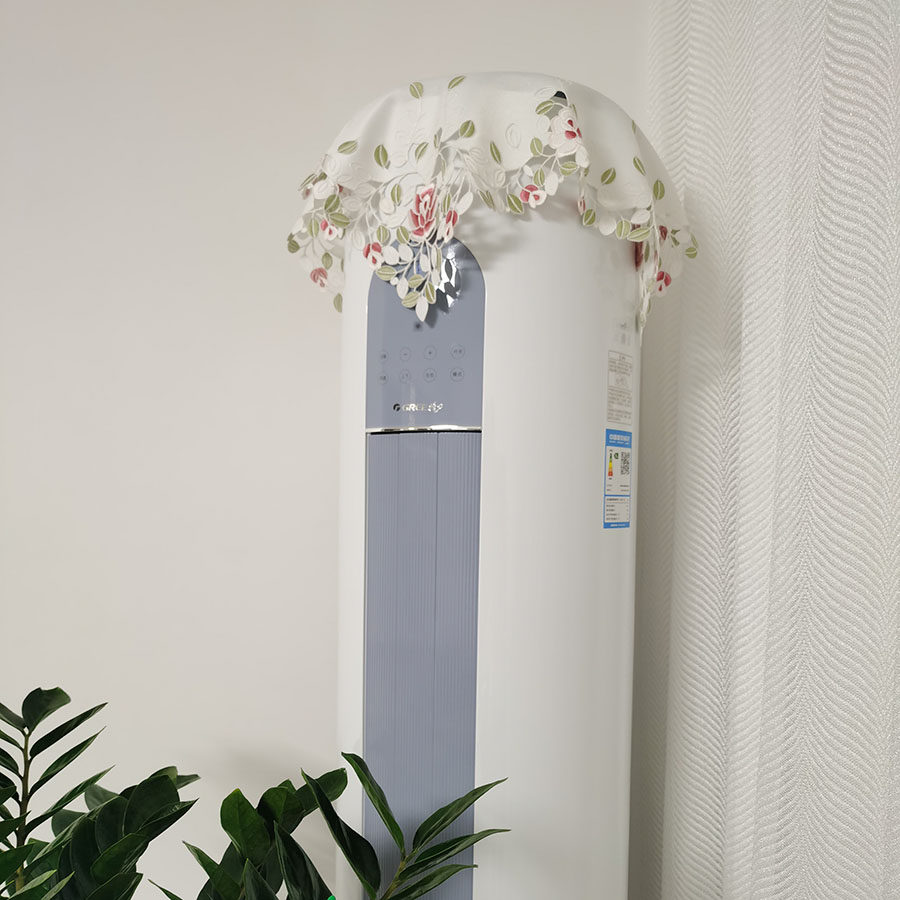 刺绣布艺轻奢立式圆柱空调盖巾创意镂空玫瑰桌布餐垫床头柜盖巾,居家布艺,餐垫,淘宝优惠券,粉丝福利购,淘宝优惠卷