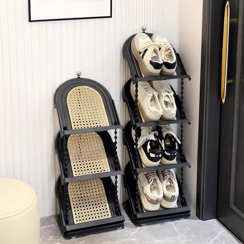 门口鞋柜客厅简易复古多层大容量