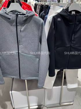 SHUI韩国直邮D26新款百搭男女同款薄绒连帽外套SR113TFT11可配套
