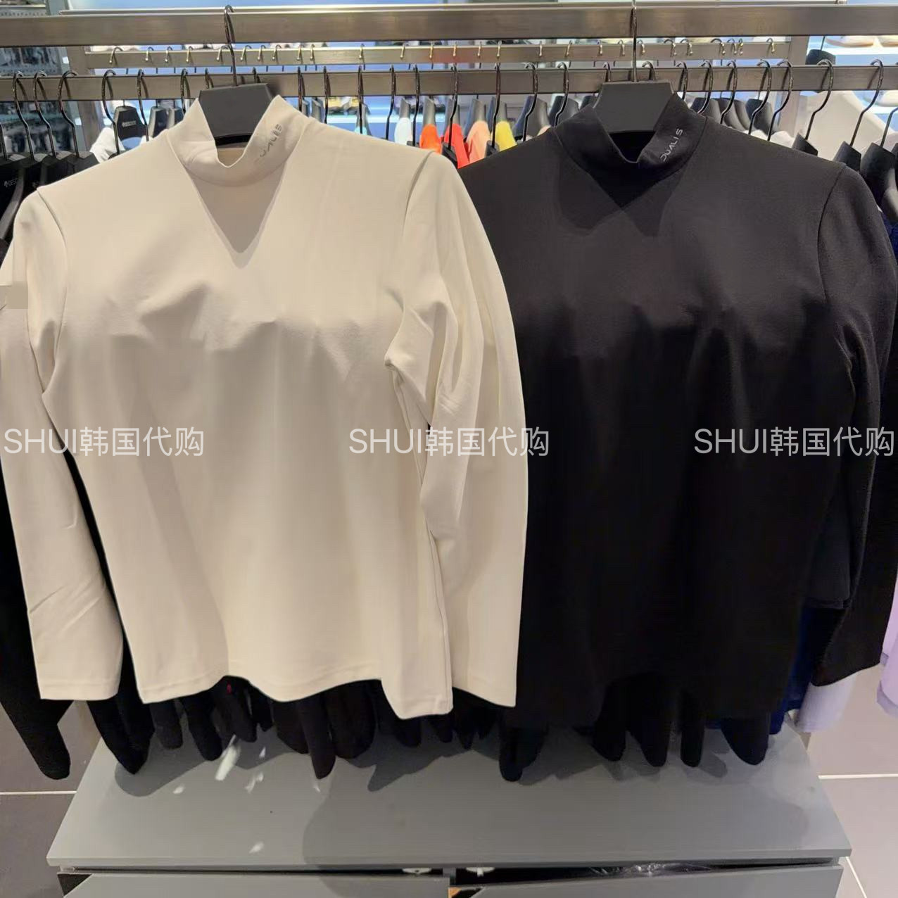 SHUI韩国直邮26新款秋季男款都市系列立领打底长袖上衣SR321DTL91