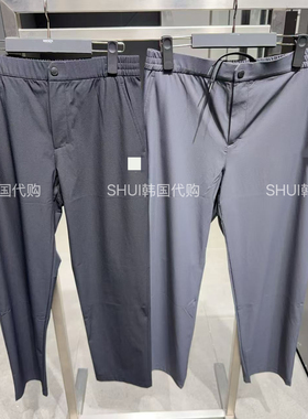 SHUI韩国直邮25奥莱折扣春季款男款松紧腰休闲百搭长裤SQ121TPT11