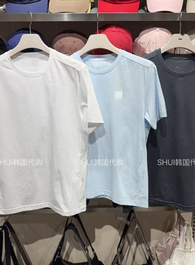 SHUI韩国直邮 新款男女款休闲百搭速干圆领短袖T恤FS262RS02X012