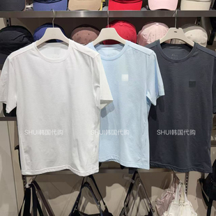 SHUI韩国直邮 男女款 休闲百搭速干圆领短袖 T恤FS262RS02X012 新款